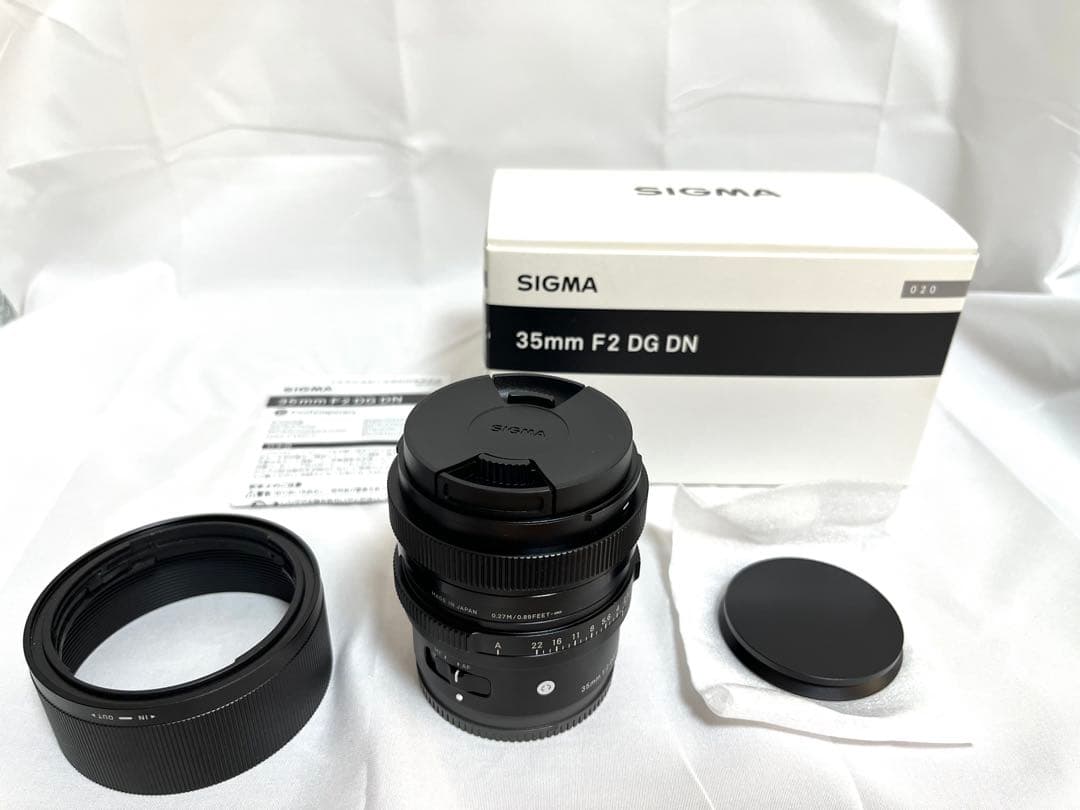 美品 SIGMA 35mm F2 DG DN ソニーE マウント