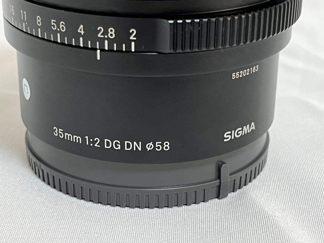 美品 SIGMA 35mm F2 DG DN ソニーE マウント