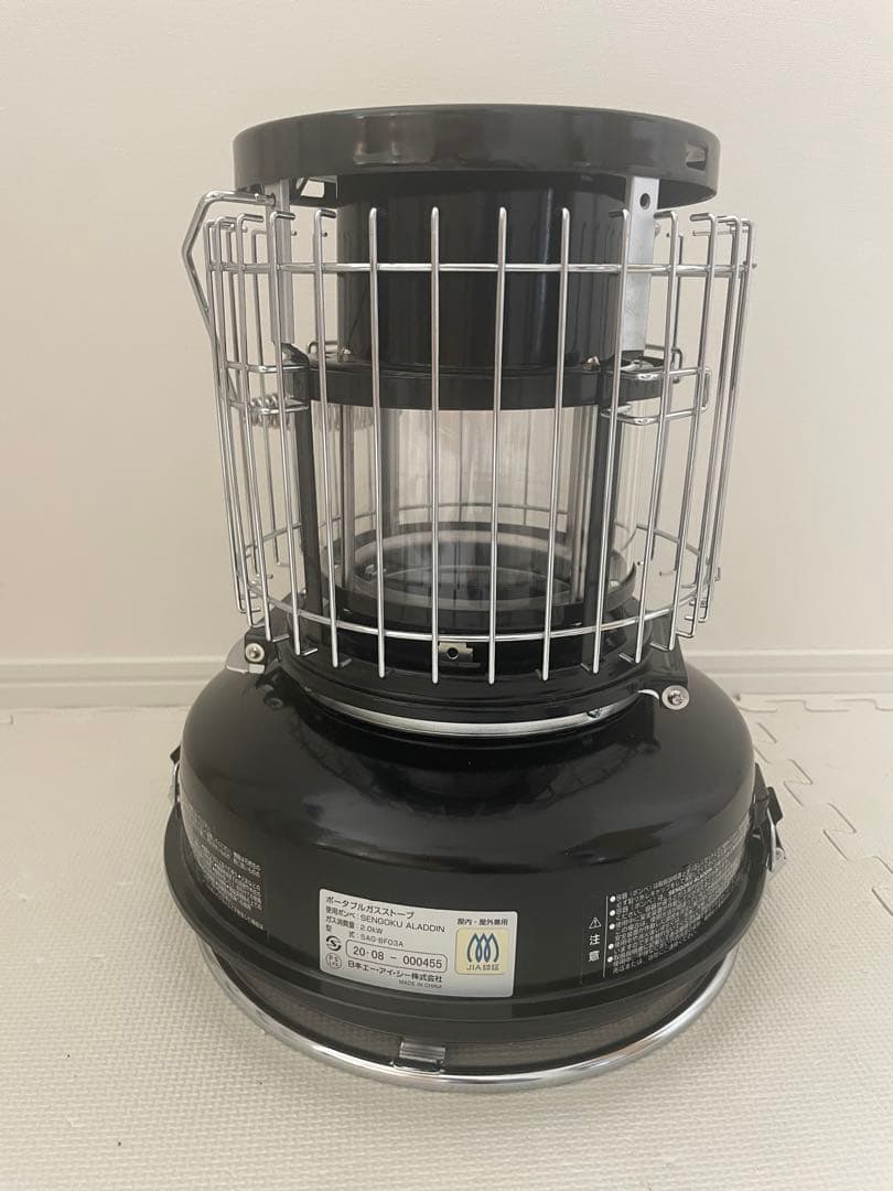 センゴクアラジン　ポータブルガスストーブ　360°GLASS