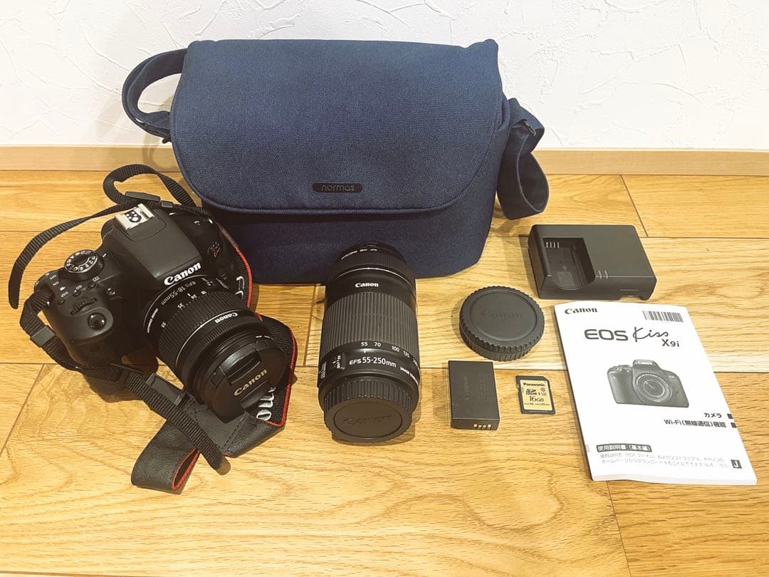 Canon EOS Kiss X9i ダブルズームキット Wi-Fi付 極美品