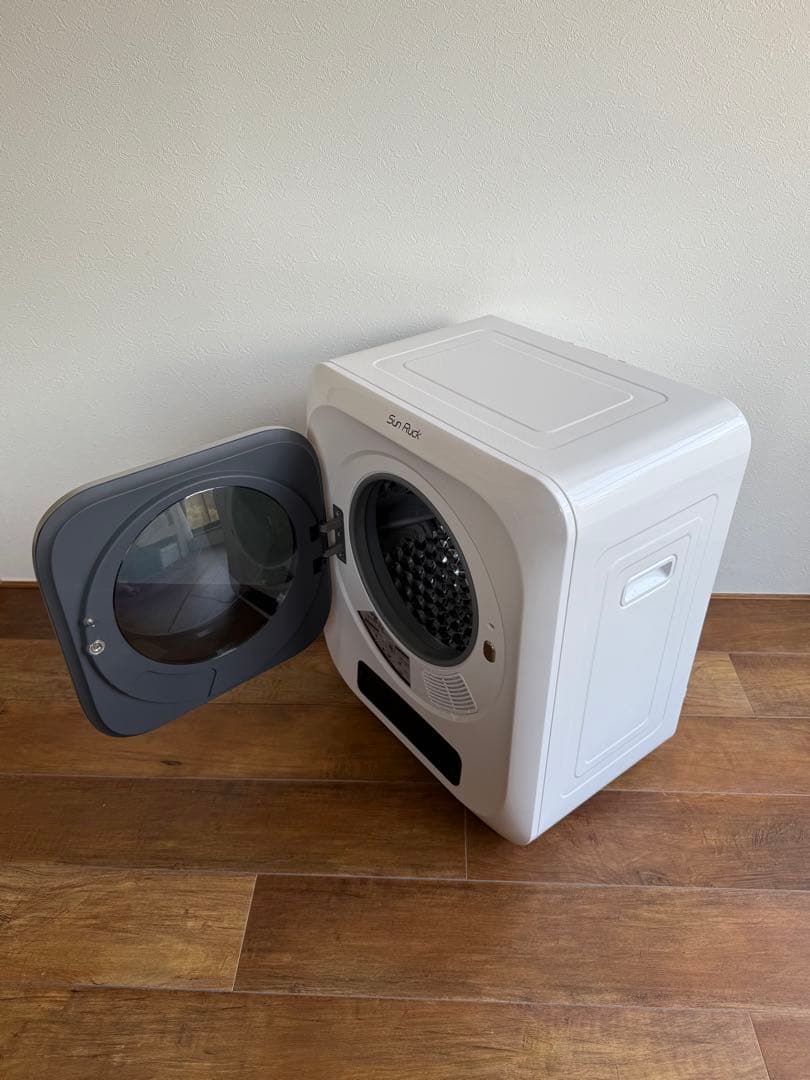 【美品】SunRuck 衣類乾燥機 SR-ASMN206-W-4085 3kg
