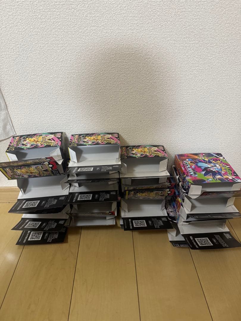 ポケモンカードゲーム MEGAドリームex 空箱 ぺりぺり付き 17個 +他5個