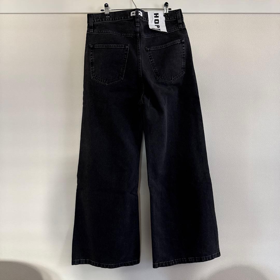 新品未使用！HOPE SKID JEANSブラック ワイドデニム　30/32