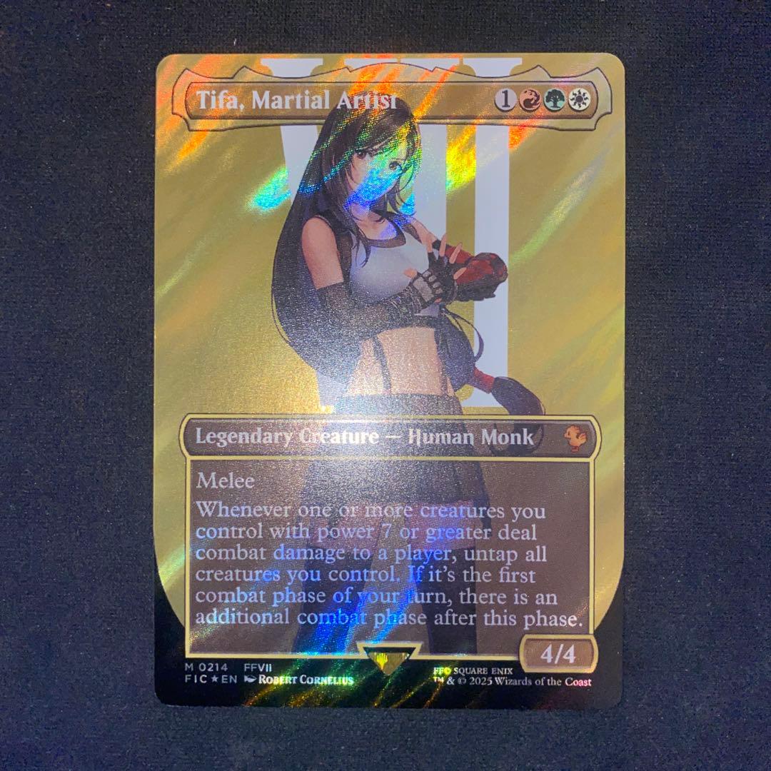 MTG 格闘家、ティファ　サージfoil 英語　ボーダーレス