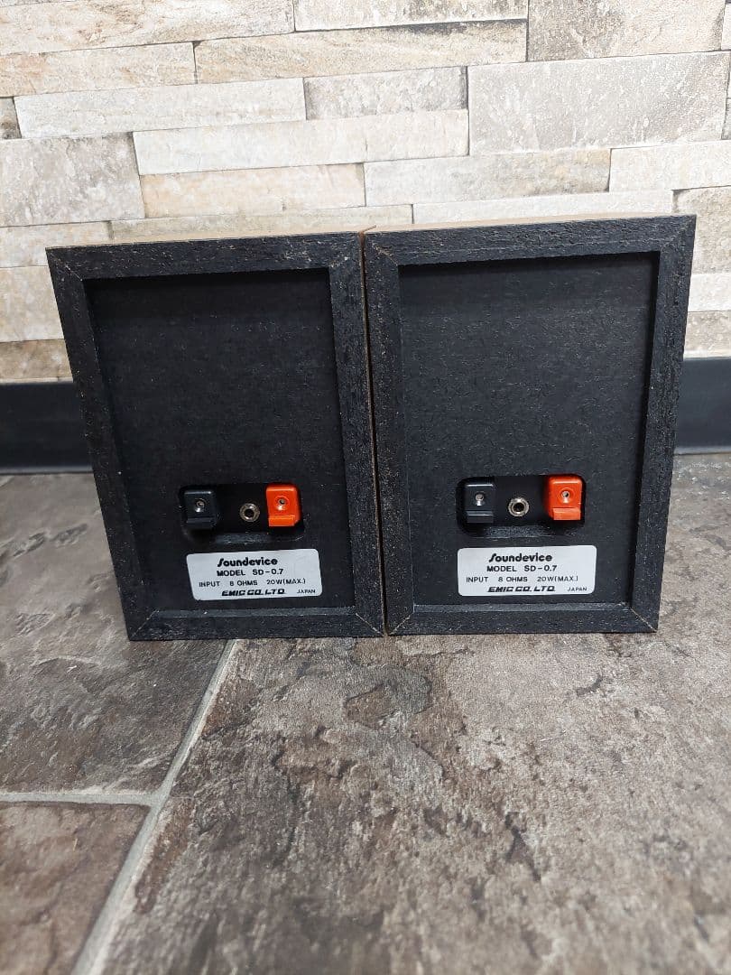 sounddevice 2ウェイスピーカー