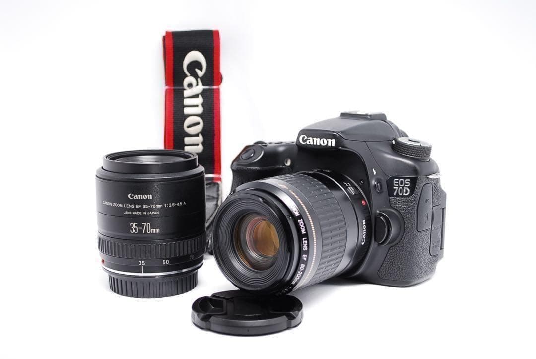 Canon EOS 70D✨Wレンズセット✨初心者から中級者まで✨