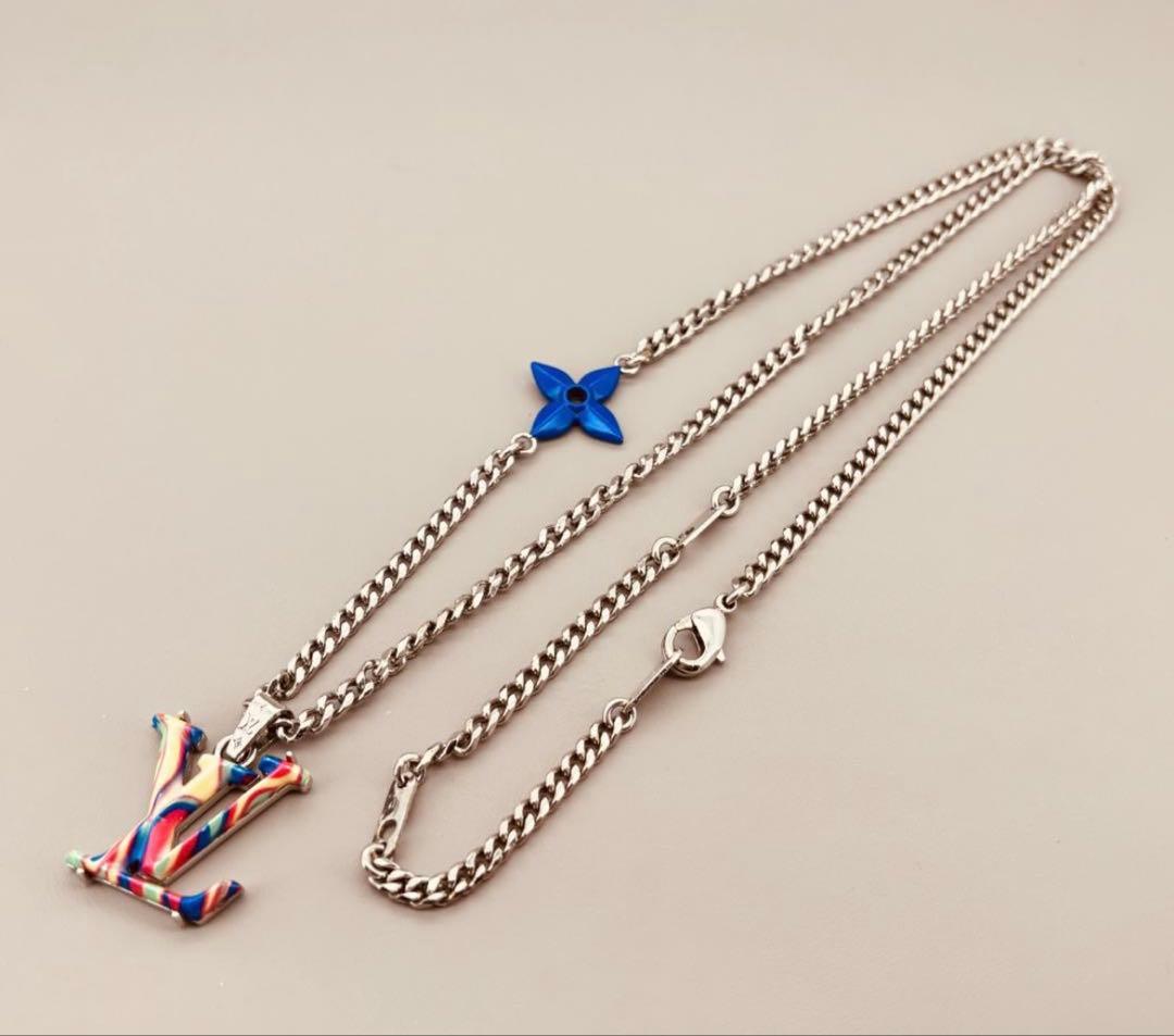 ち*り様 ルイヴィトン MP3353 コリエ LV サイケデリック ネックレス