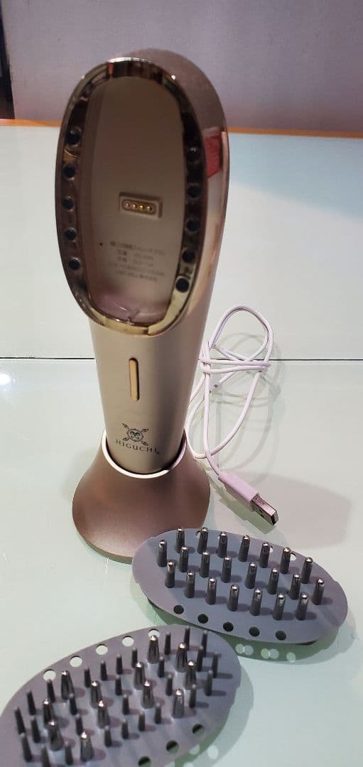 【美品】樋口式 頭筋ストレッチブラシ　ホームケア　エステ　美顔器