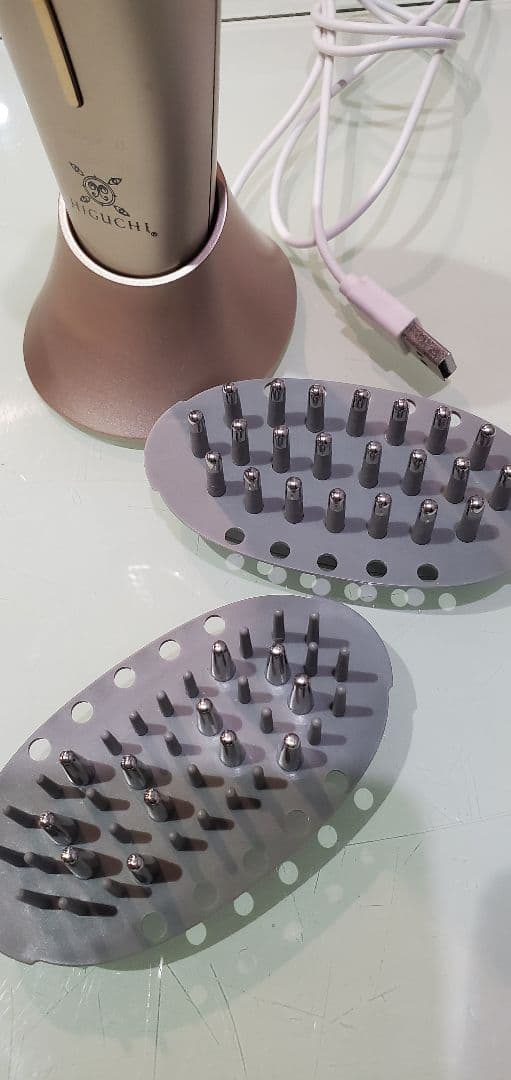 【美品】樋口式 頭筋ストレッチブラシ　ホームケア　エステ　美顔器