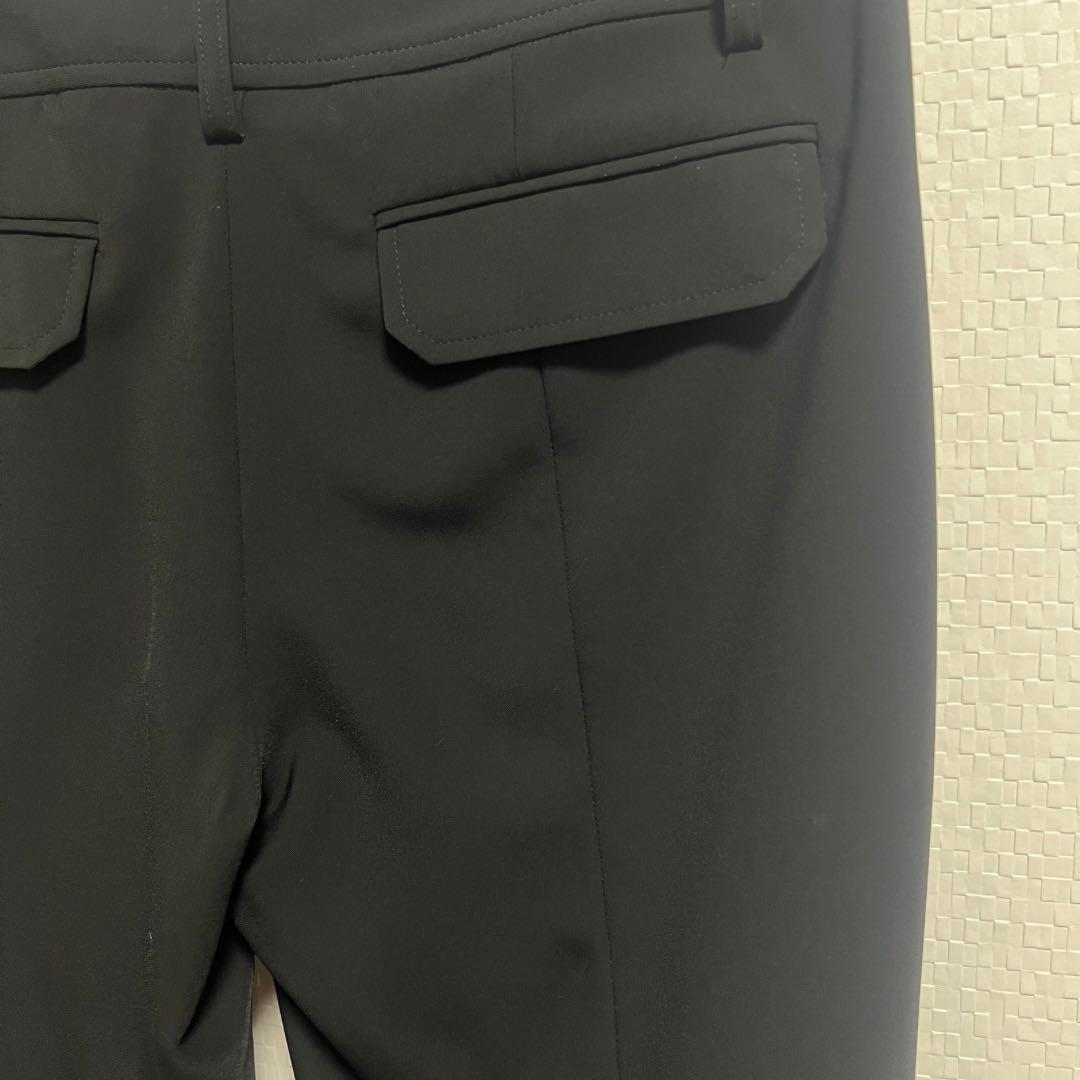 《未使用》黒 パンツスーツ シングルボタンジャケットM　パンツL　春〜秋