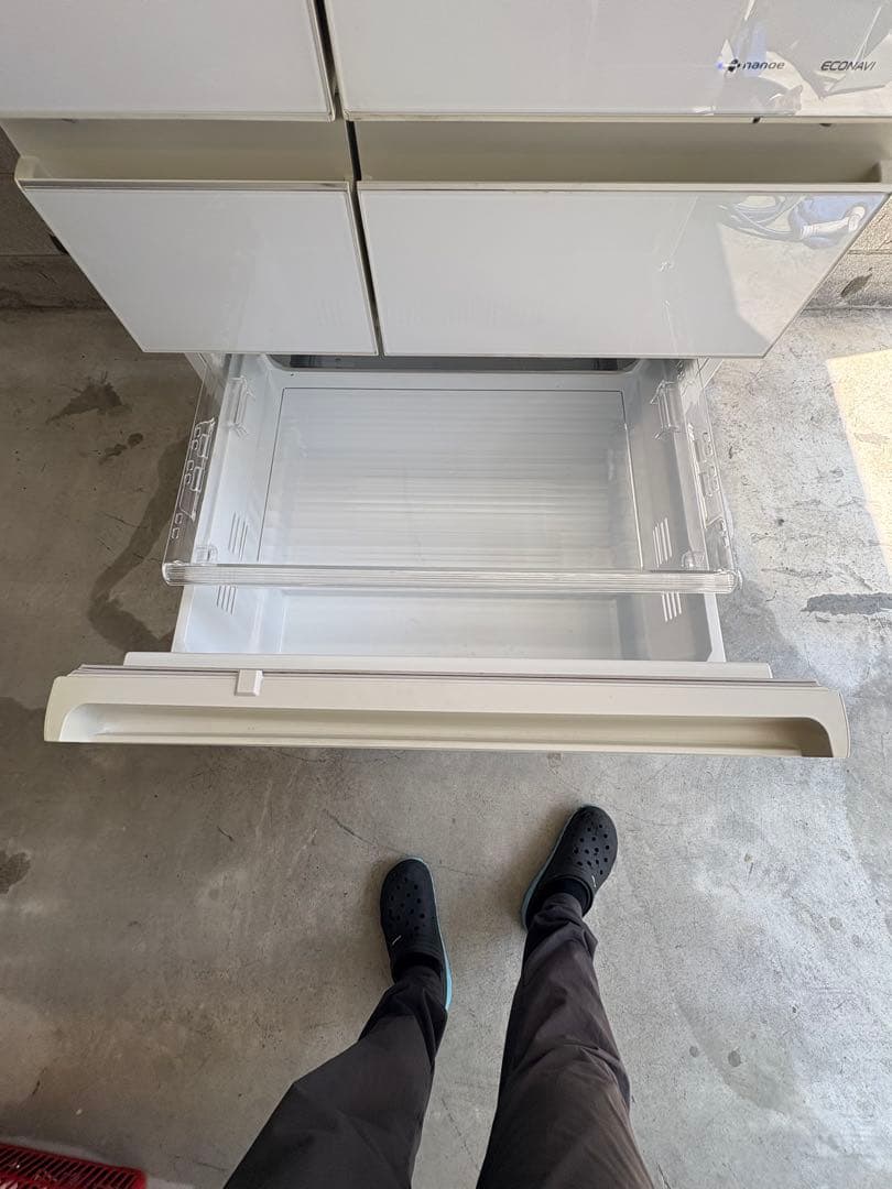 配送設置まで/パナソニック6ドア冷蔵庫