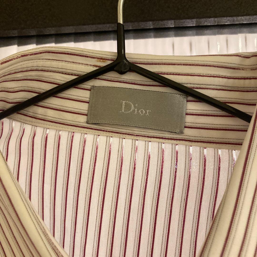 Dior ストライプ 長袖シャツ
