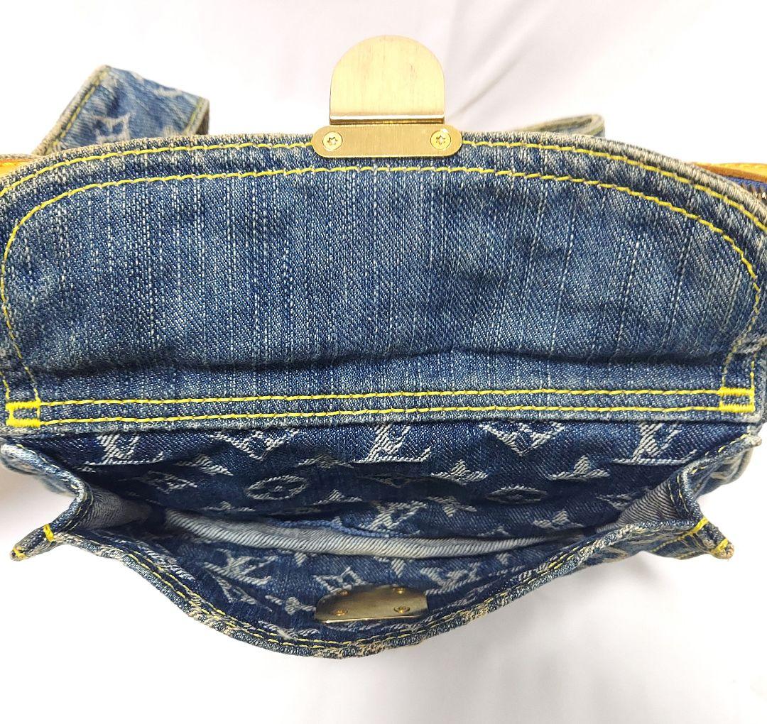 状態良好 デニム ボディバッグ バムバッグ ウエストバッグ ウエストポーチ 希少
