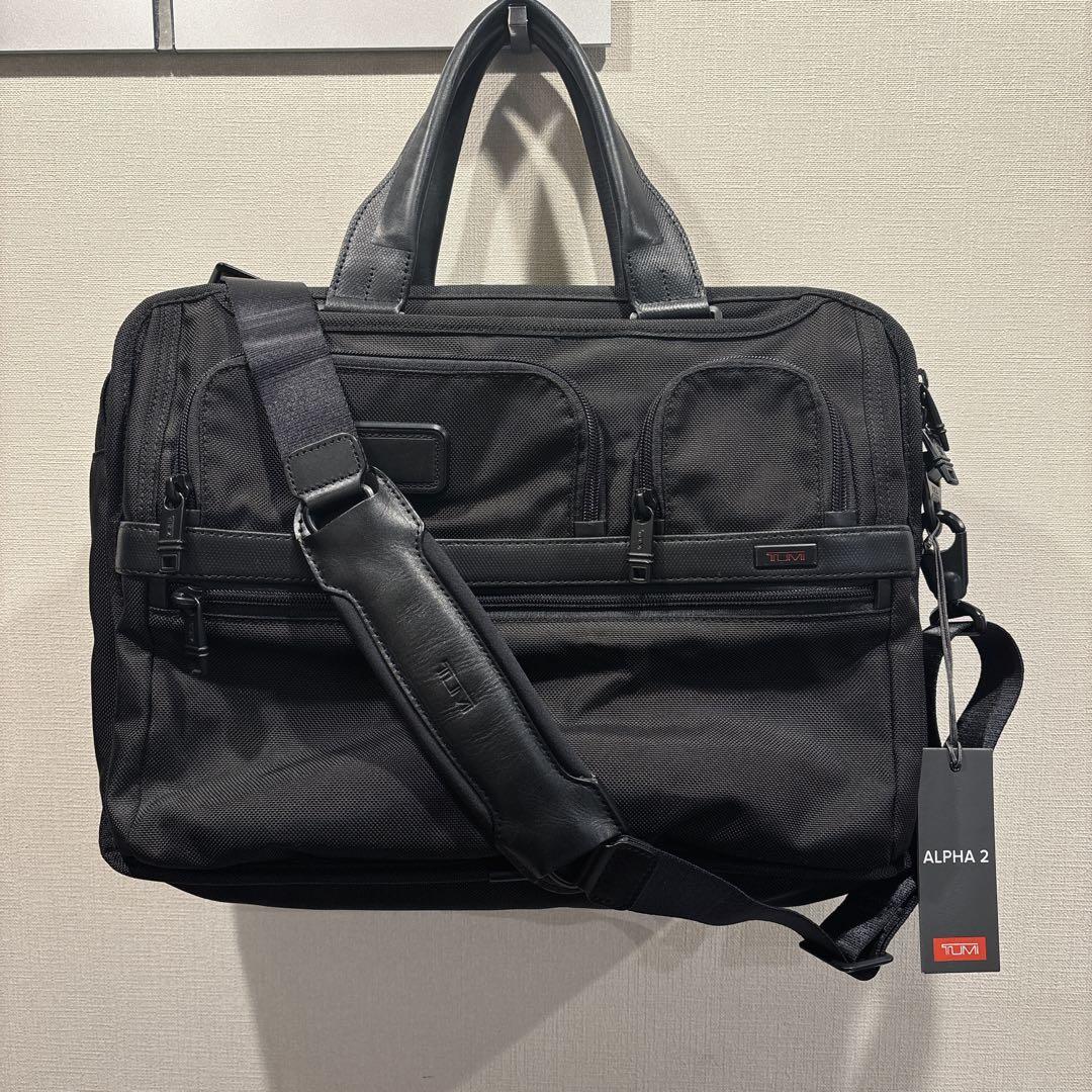 TUMI アルファ2 ビジネスバッグ 拡張機能 26141D2