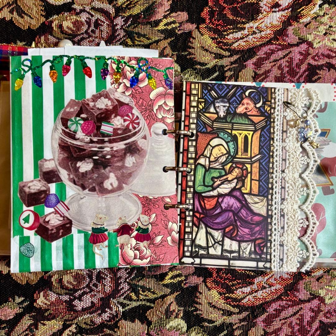 クリスマスおすそ分けファイル　ジャンクジャーナル　コラージュ素材