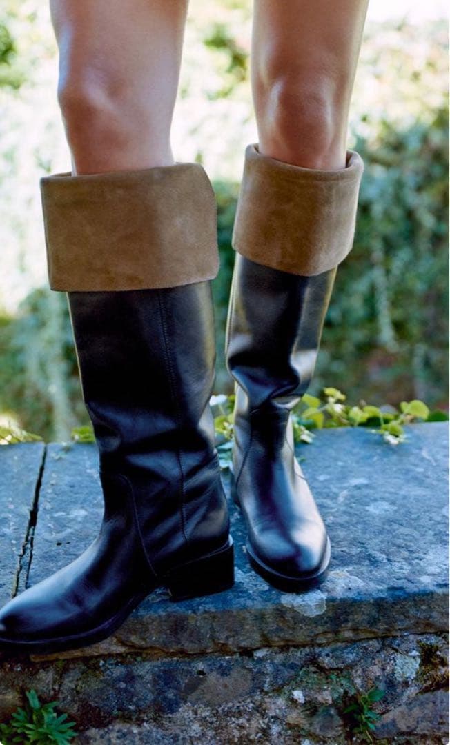 はな様 御専用　ZARAレザーニーハイブーツ