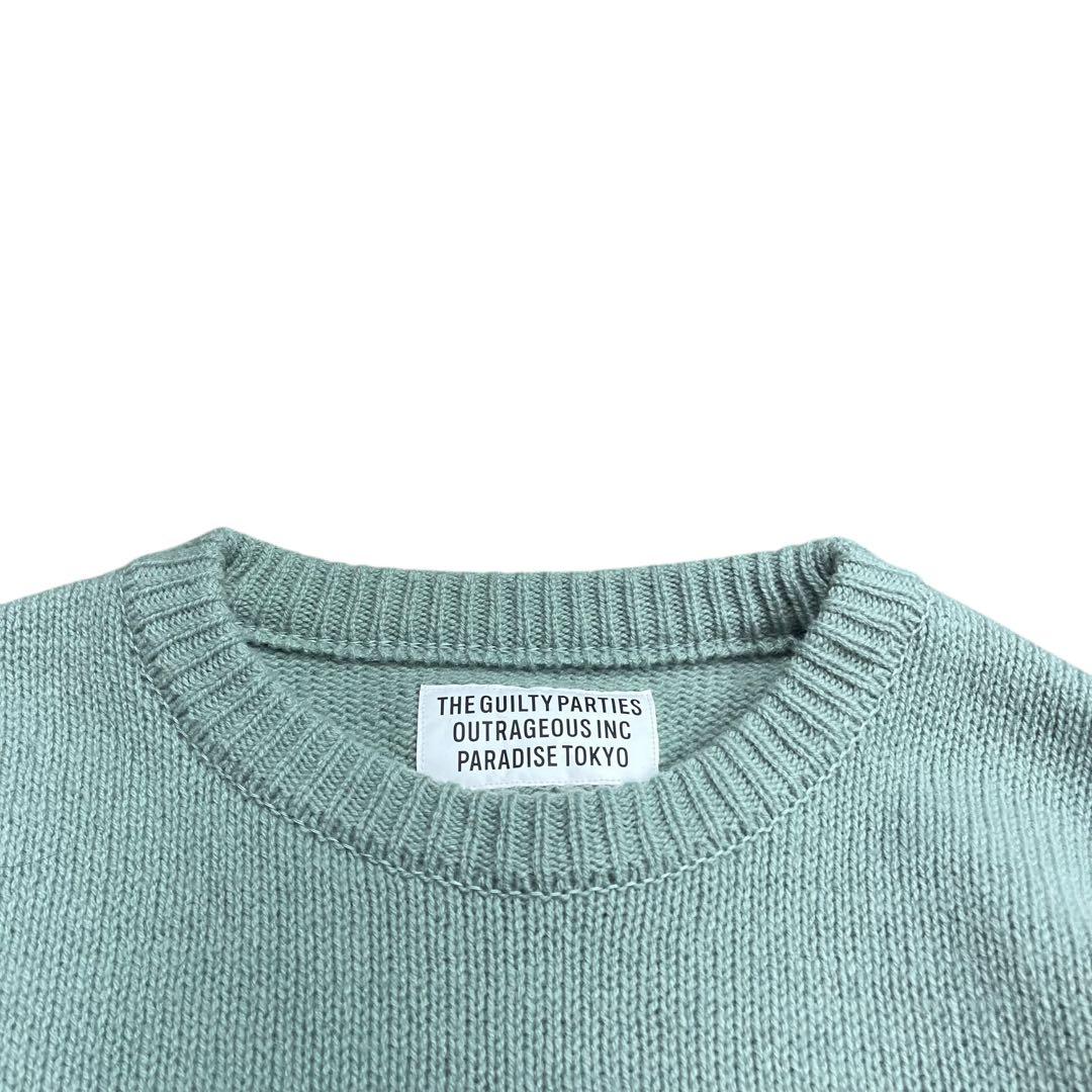 トップス WACKO MARIA CLASSIC CREW NECK SWEATER