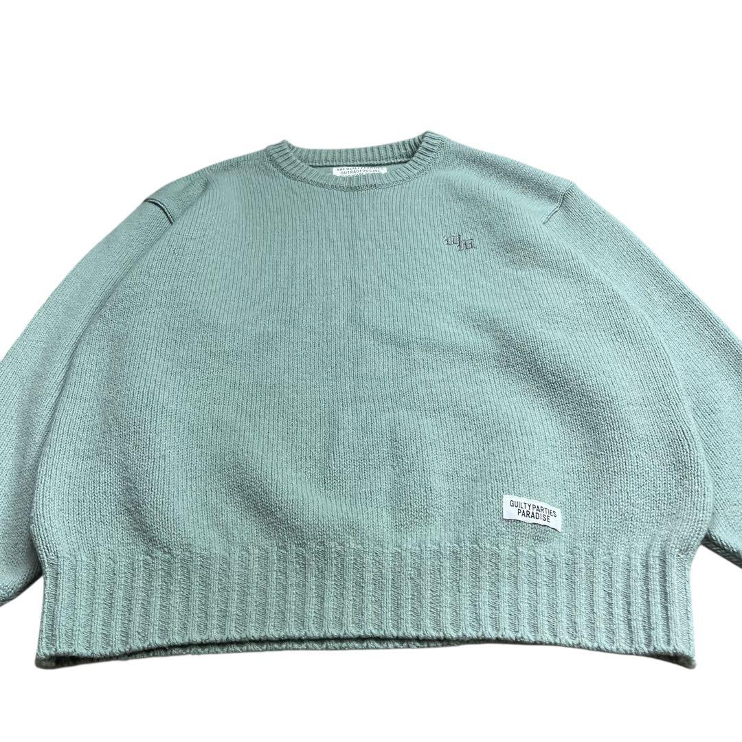 トップス WACKO MARIA CLASSIC CREW NECK SWEATER