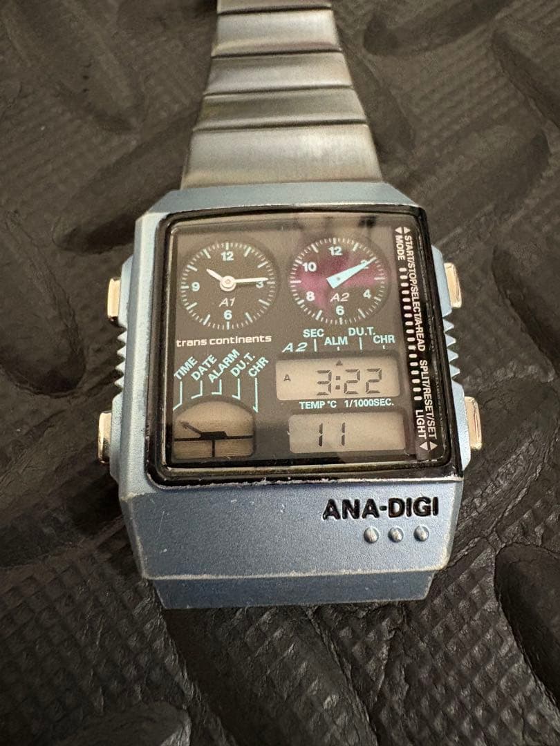 CITIZEN アナデジテンプ 稼働品 トランスコンチネンツコラボ