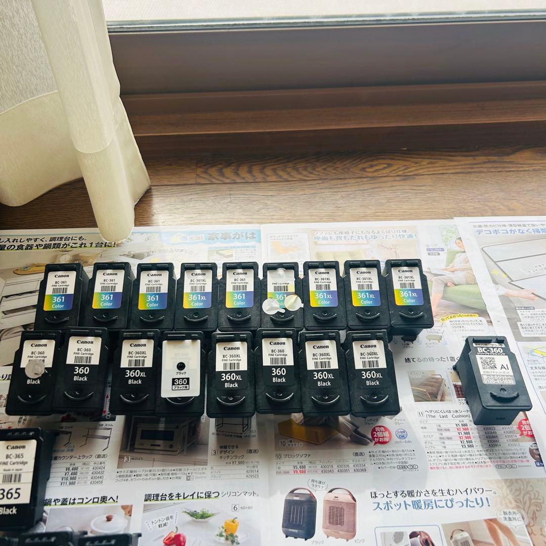 Canon 空インクカートリッジ 純正 互換 HP まとめ113個