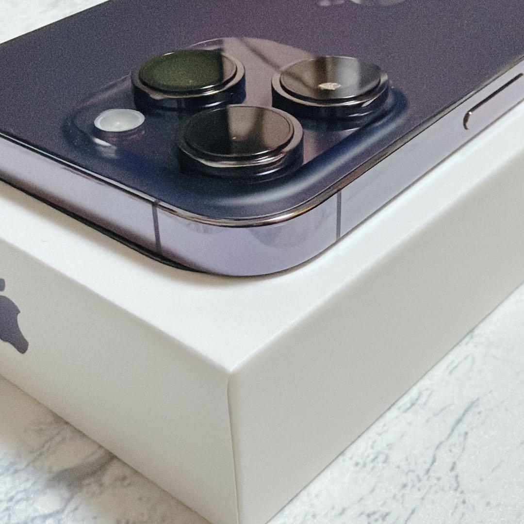 iPhone 14 pro 256GB ディープパープル SIMロックなし