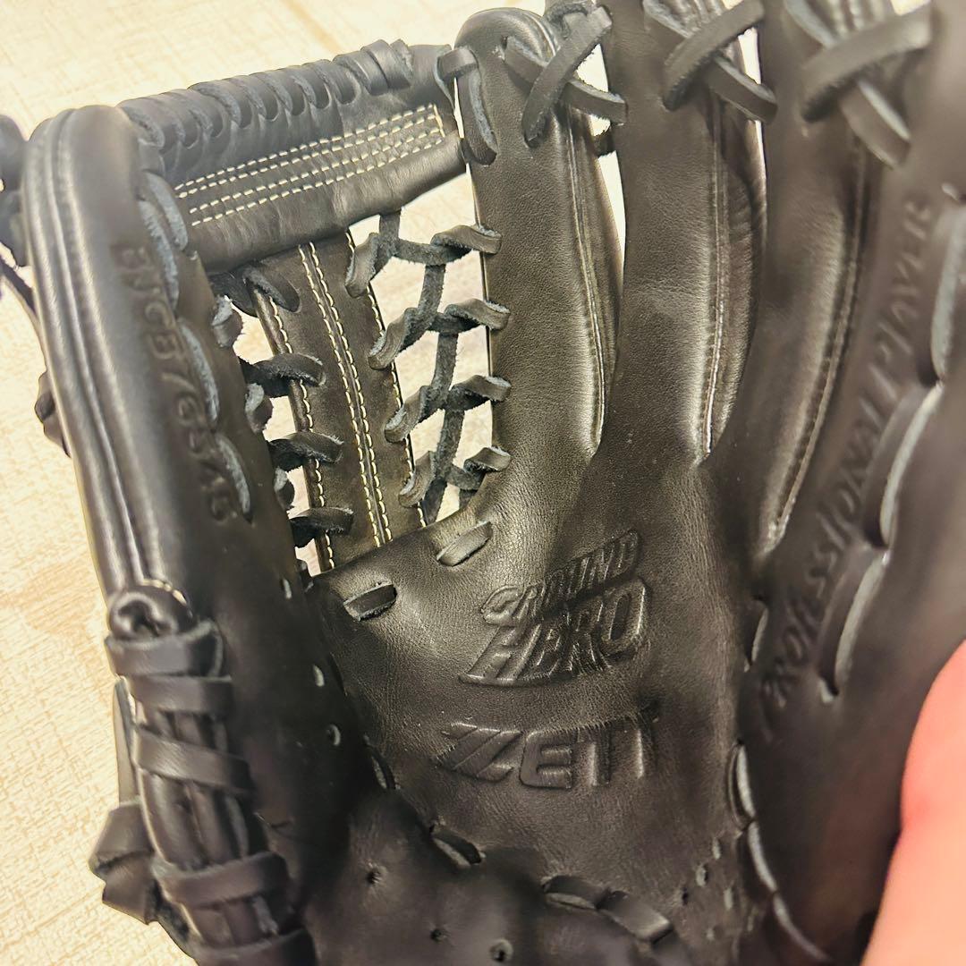 ZETT GROUND HERO 軟式グローブ ブラック　子供用　SSサイズ