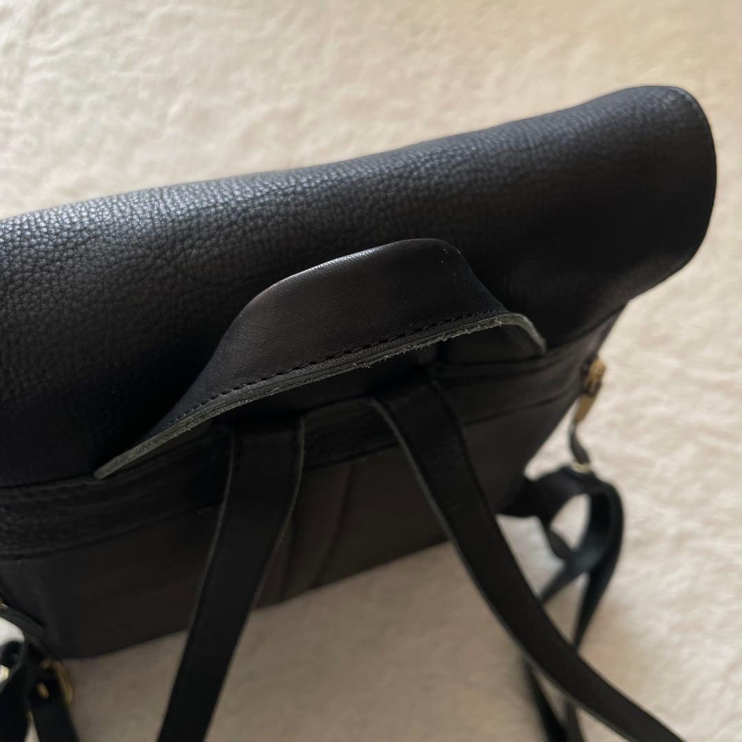 kissora キソラ リュック レザー バックパック　ブラック　日本製