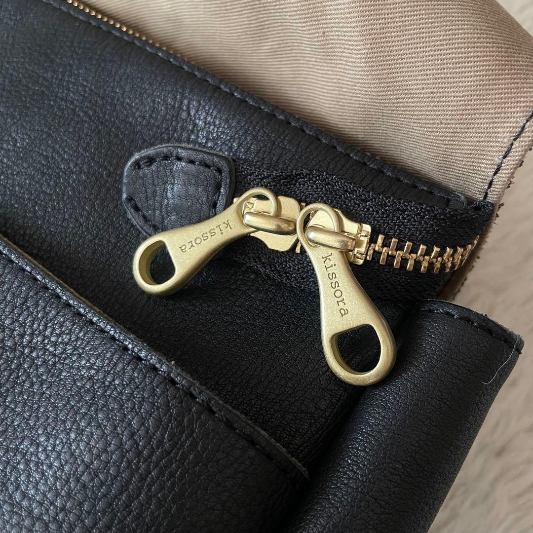 kissora キソラ リュック レザー バックパック　ブラック　日本製