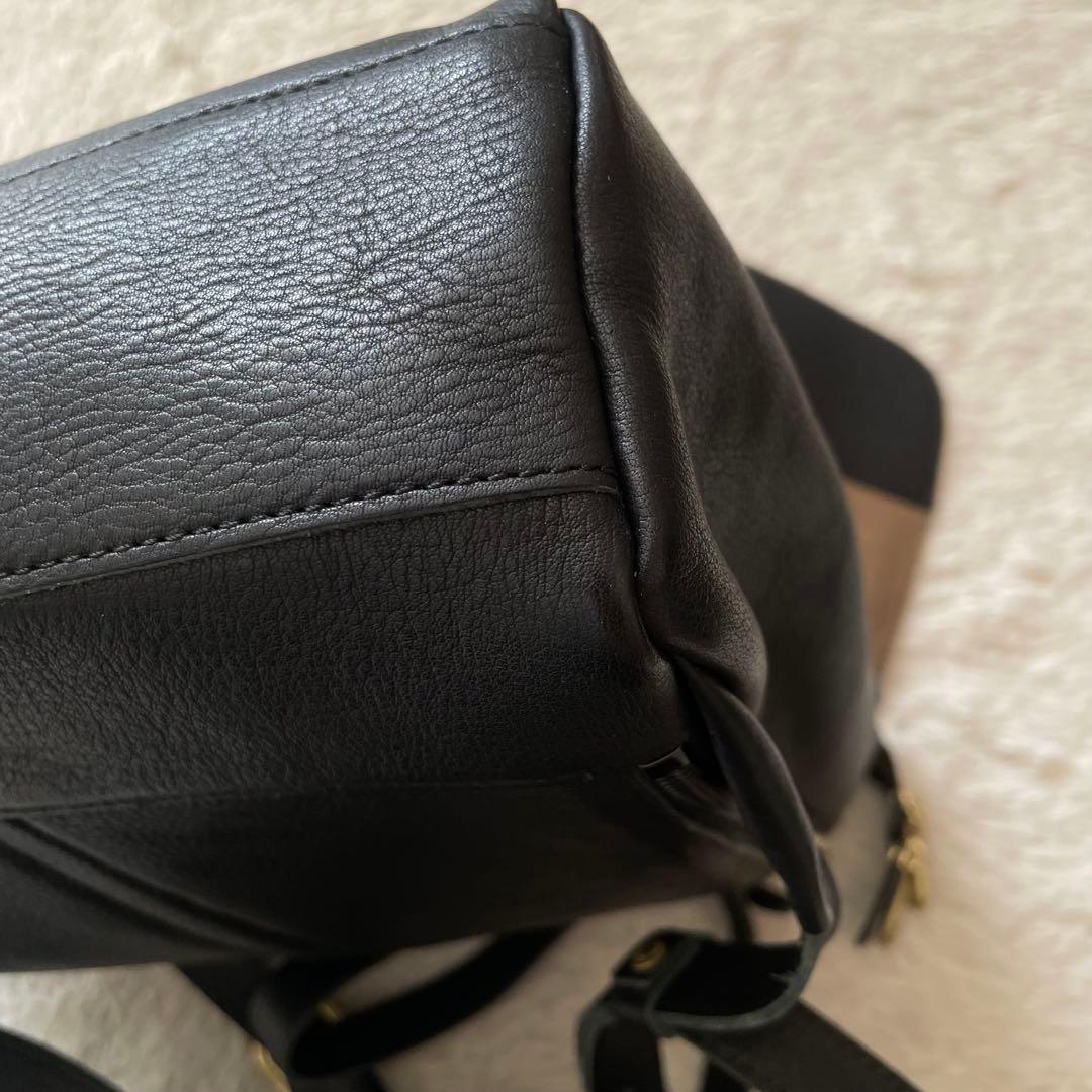 kissora キソラ リュック レザー バックパック　ブラック　日本製