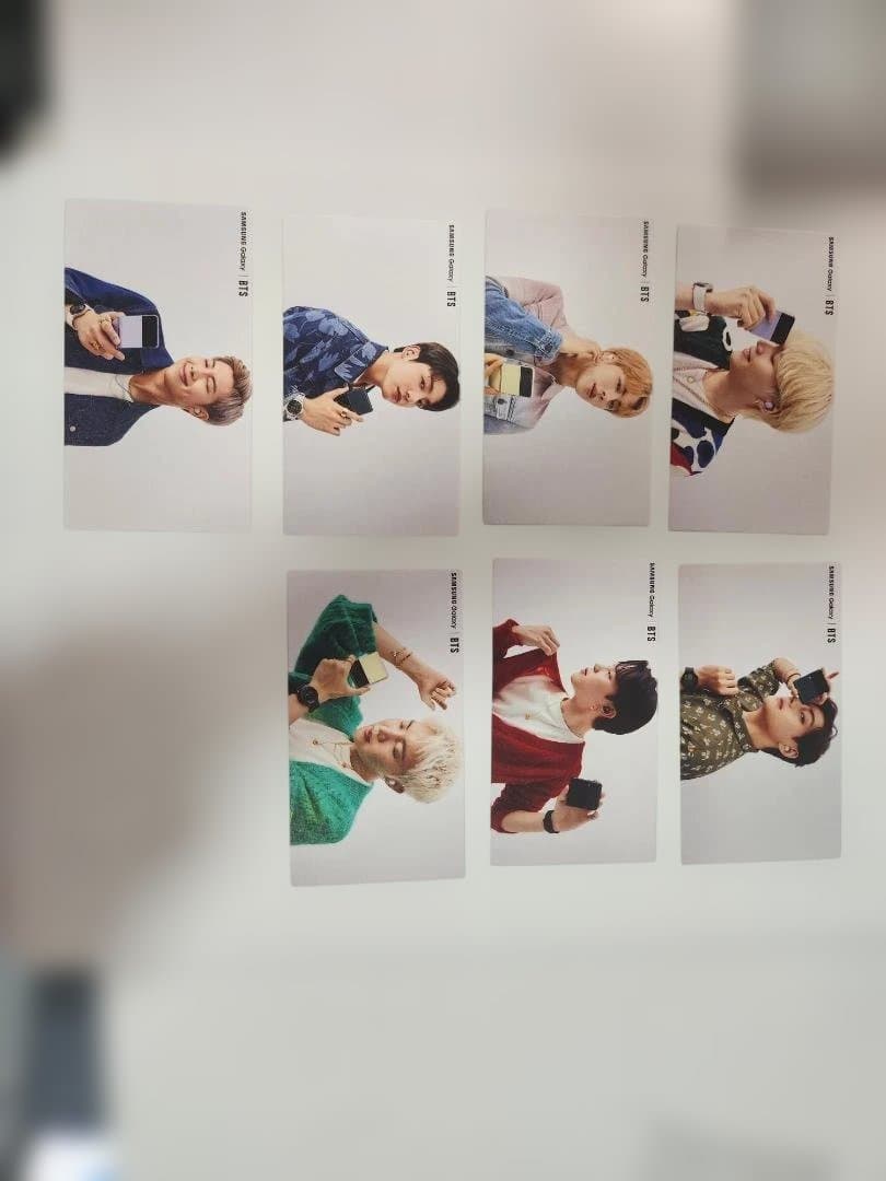 BTS Galaxy Samsungカード 7人セット