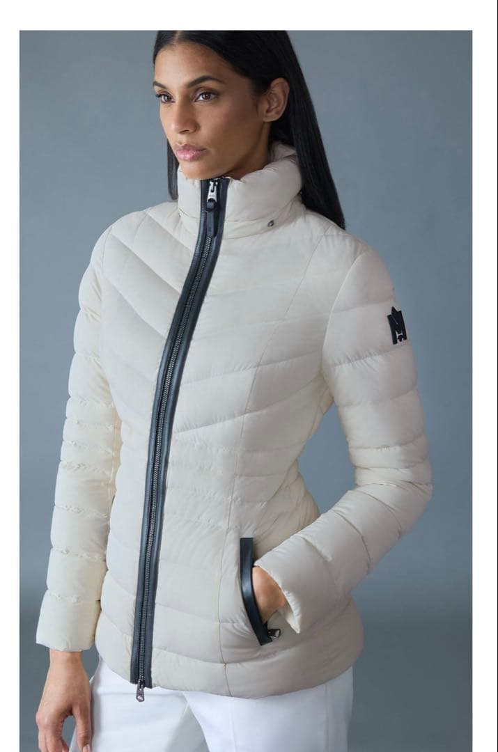 MACKAGE アイボリー ダウンジャケット PATSY-NSR Mサイズ