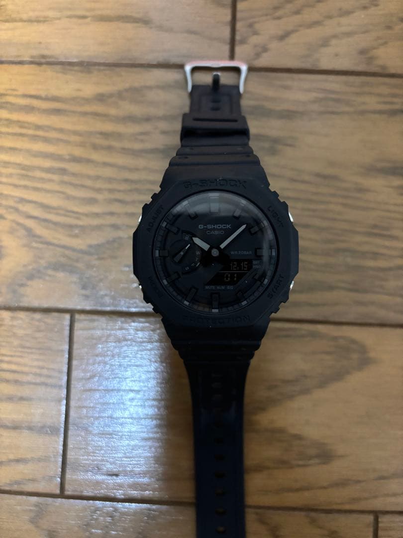 G-SHOCK CASIO GA-2100 オールブラック　デジタル　腕時計