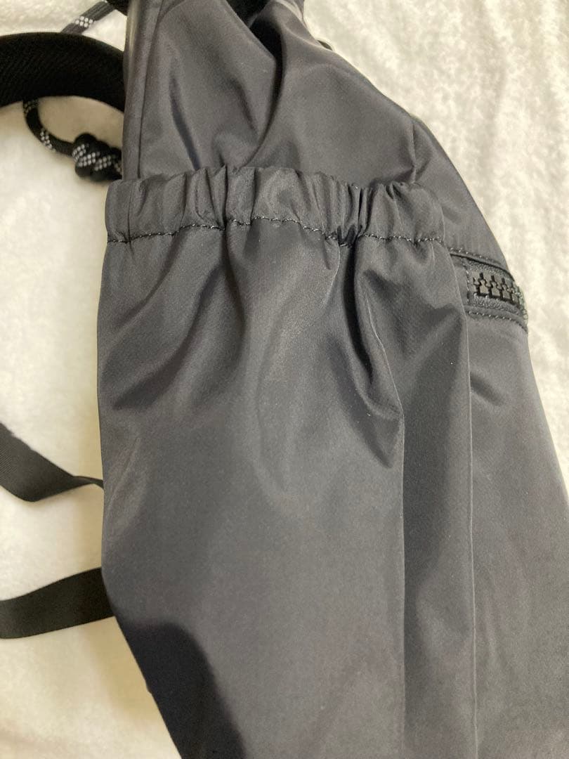 emmi 撥水性　リュックバックパック　３WAY ブラック　黒