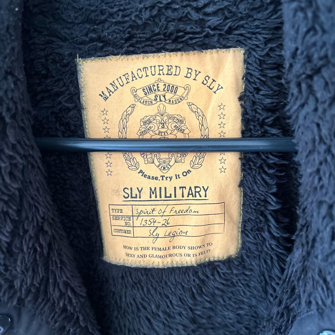 SLY スライ　モッズコート　y2k ミリタリー　N3B 黒