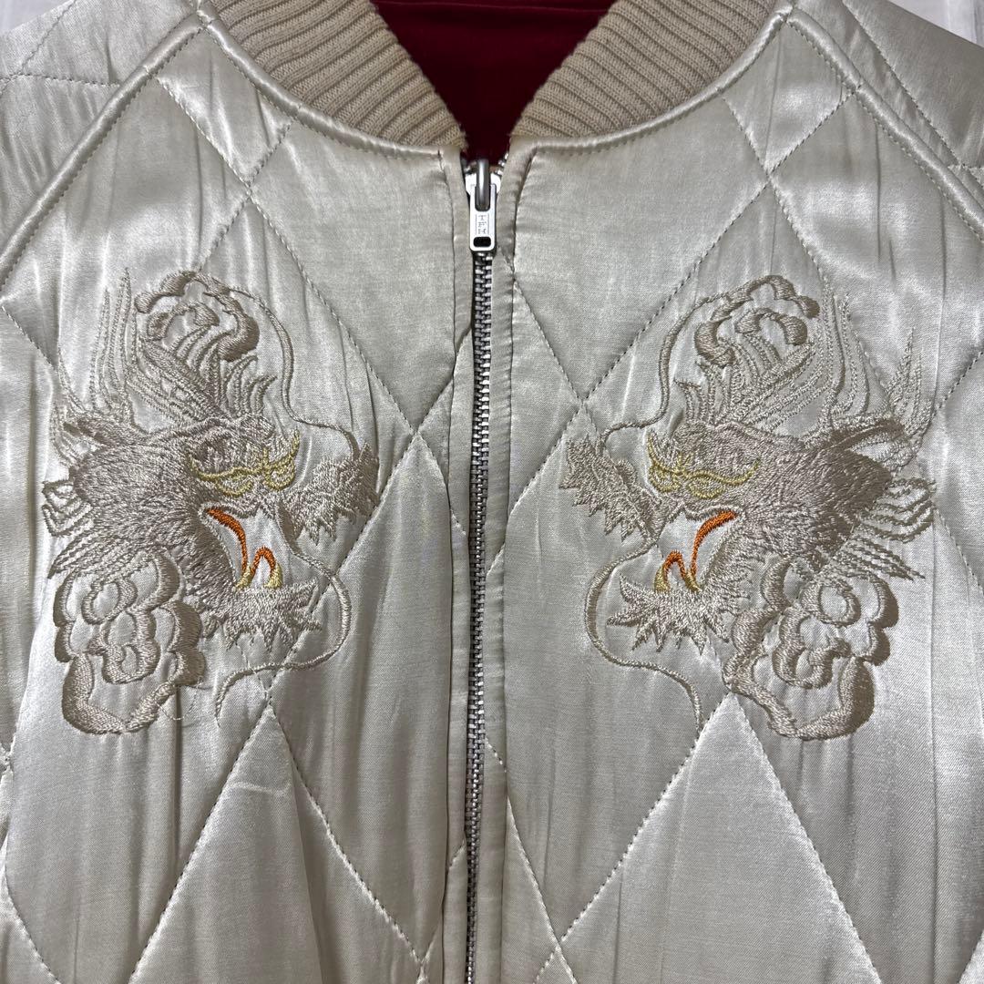 リバーシブル　スカジャン　ベトジャン