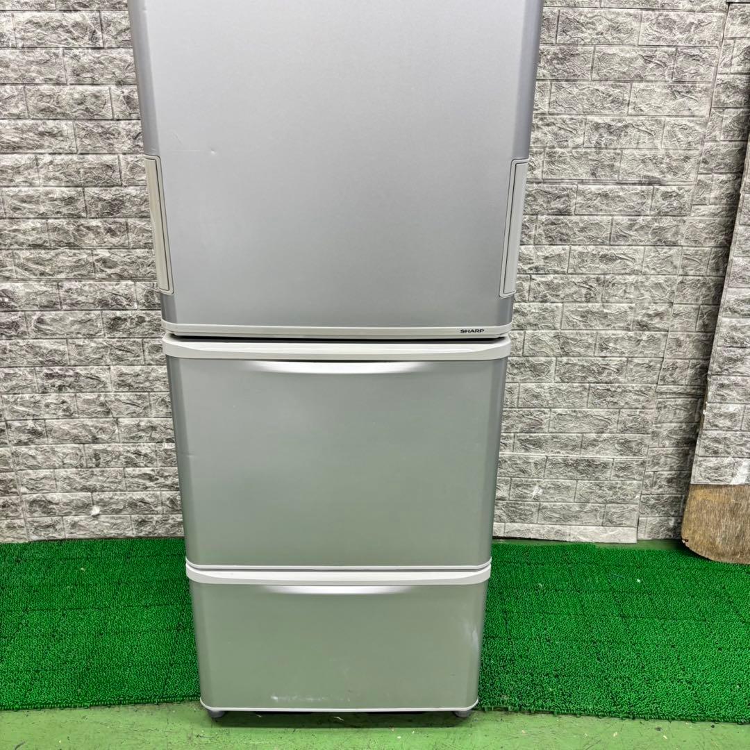580 シャープ　大型冷蔵庫　350L 300L強　小型　家庭用　どっちもドア