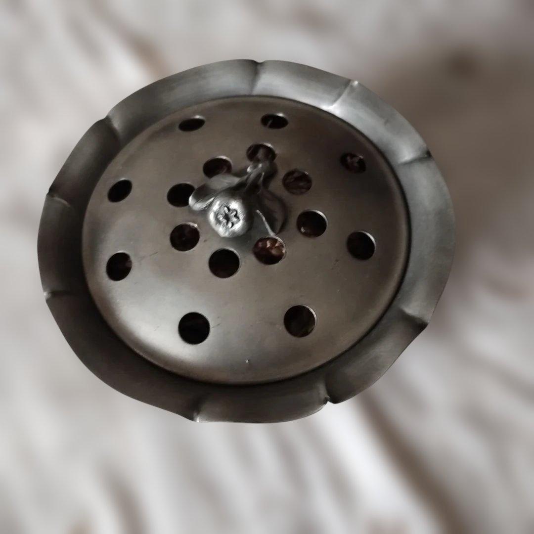 な*い様 ヴィンテージ　ピューター　エタン　錫　ポプリポット　香炉　イタリア製