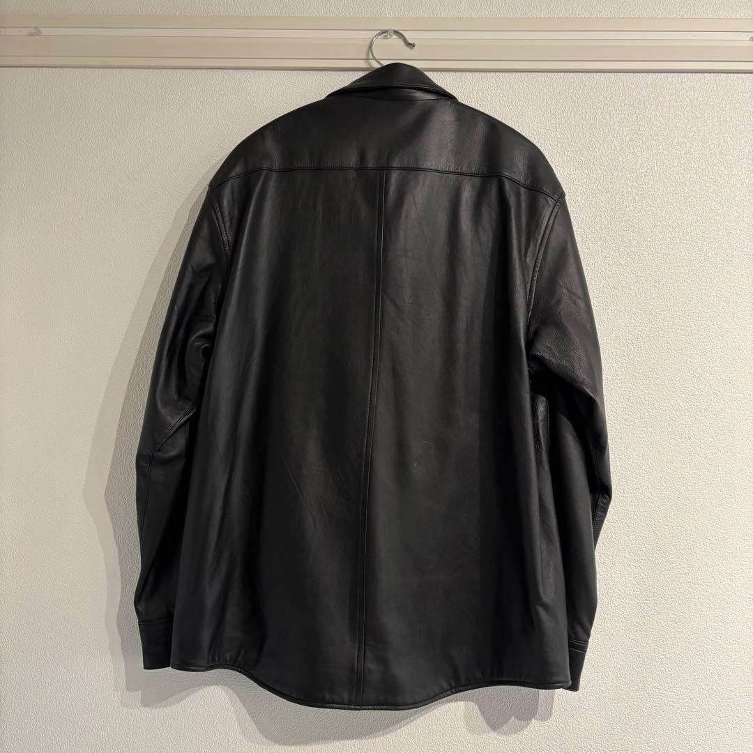 nano universe 黒レザージャケット M