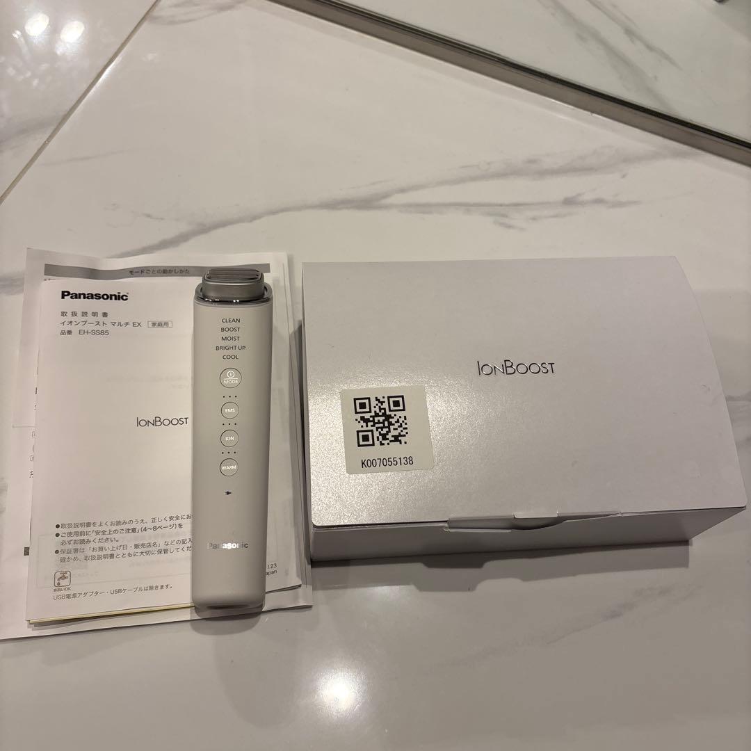 パナソニック EH-SS85-Wイオンブースト マルチ EX [イオン美顔器]