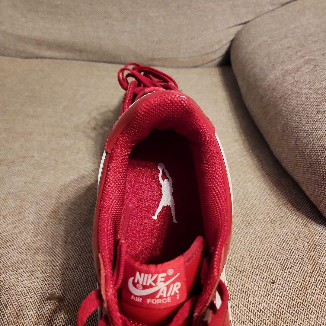 靴 NIKE AIR FORCE 1 LOW SHEED RED