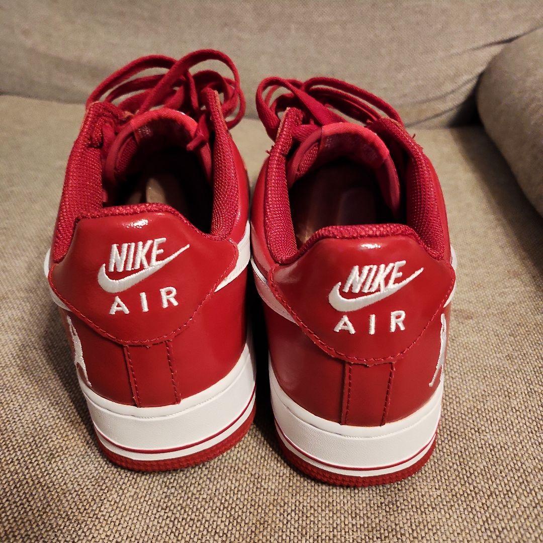 靴 NIKE AIR FORCE 1 LOW SHEED RED