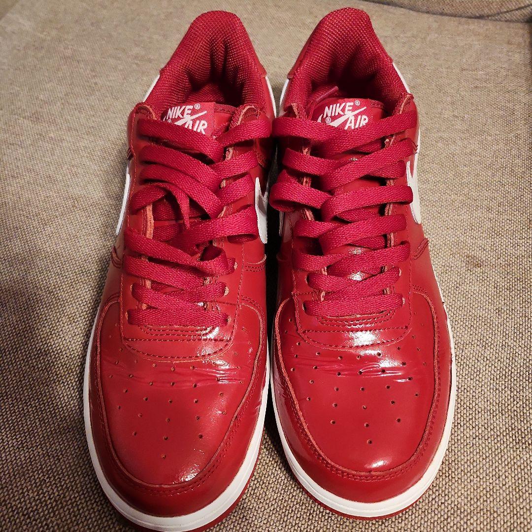 靴 NIKE AIR FORCE 1 LOW SHEED RED