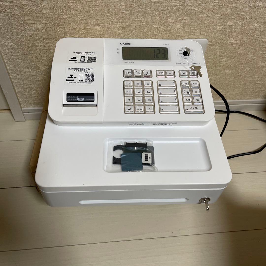 カシオレジスター　SR-G3　限定スマホ連携売上管理　送料無料　美品　説明書付き