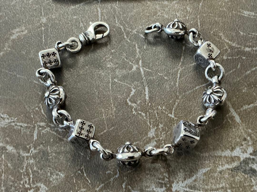 インボイス有り　CHROME HEARTS ダイスクロスボール 8LINK