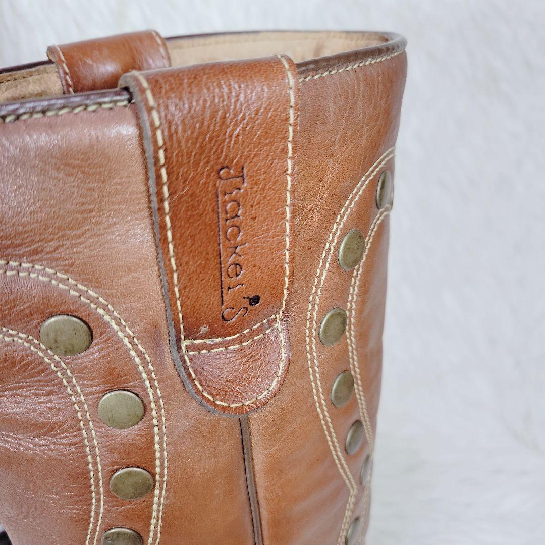 極美品✨Jracker's カウボーイ ウエスタンブーツ リング スタッズ