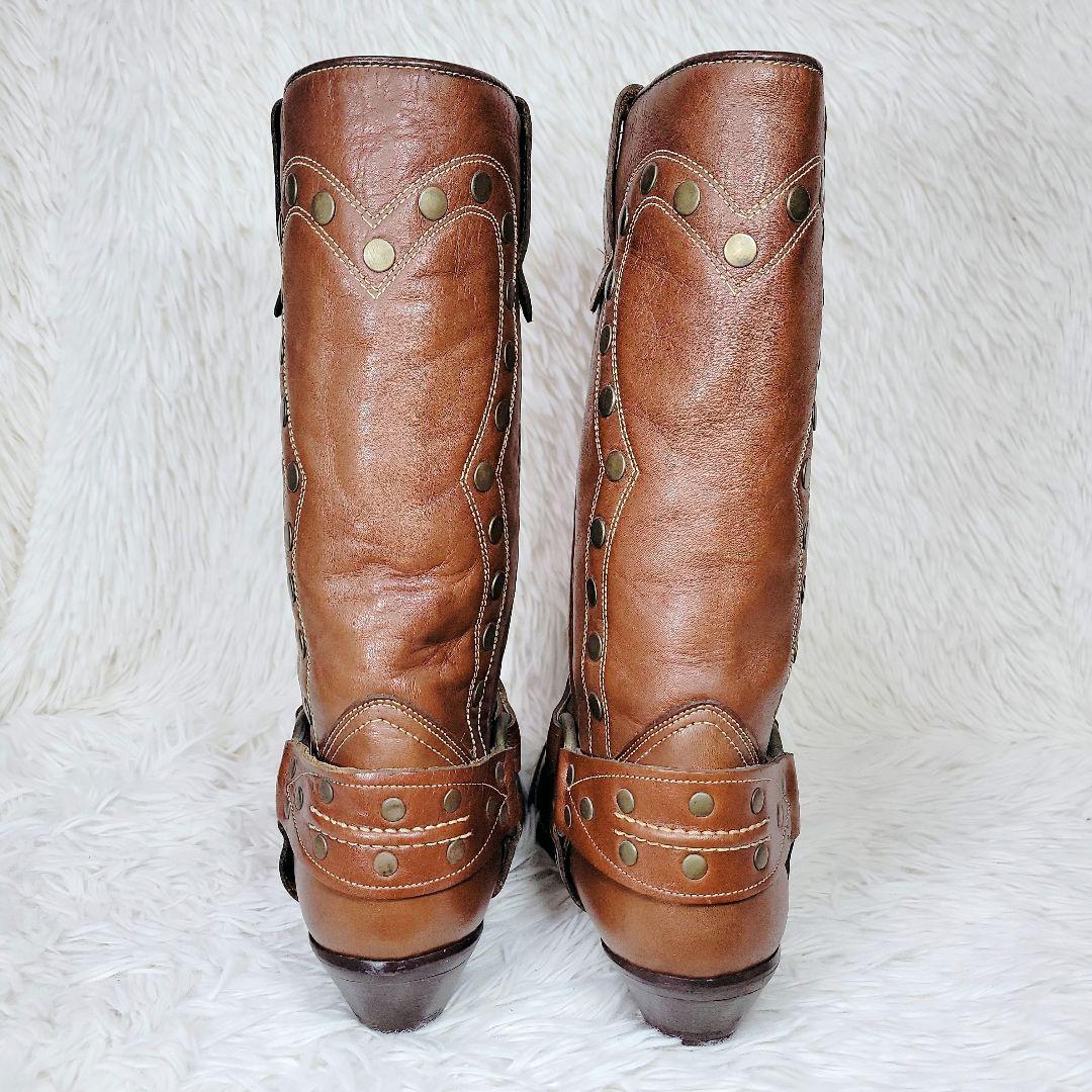 極美品✨Jracker's カウボーイ ウエスタンブーツ リング スタッズ