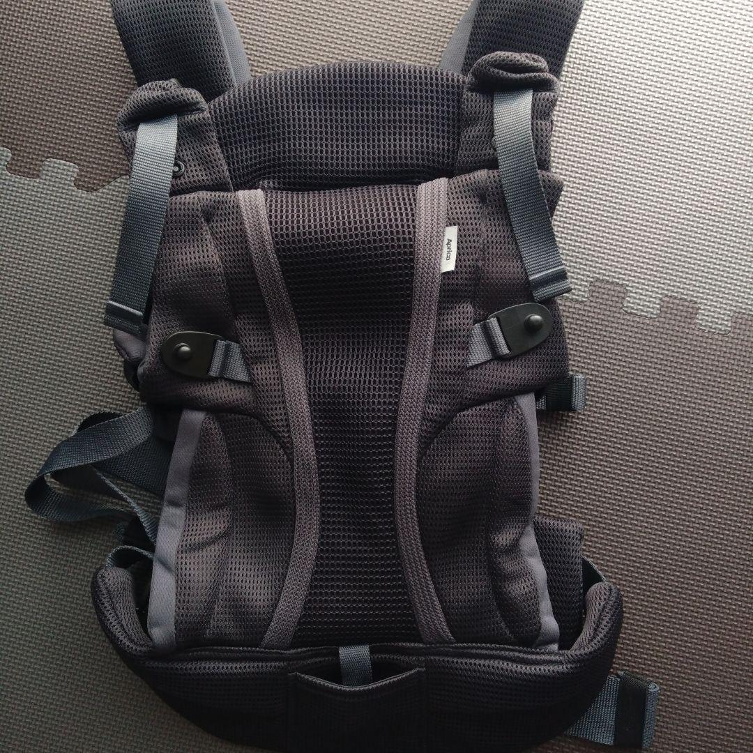 【値下げ】Aprica Laclis 抱っこ紐 ダークグレー ラクリス