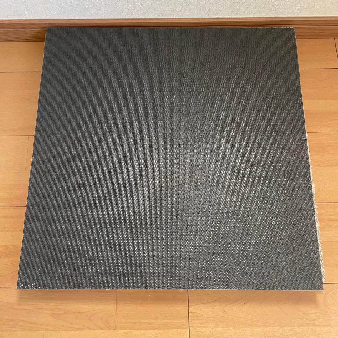 静床ライト 10枚 防音 ラグ タイルカーペット①　シープホワイト