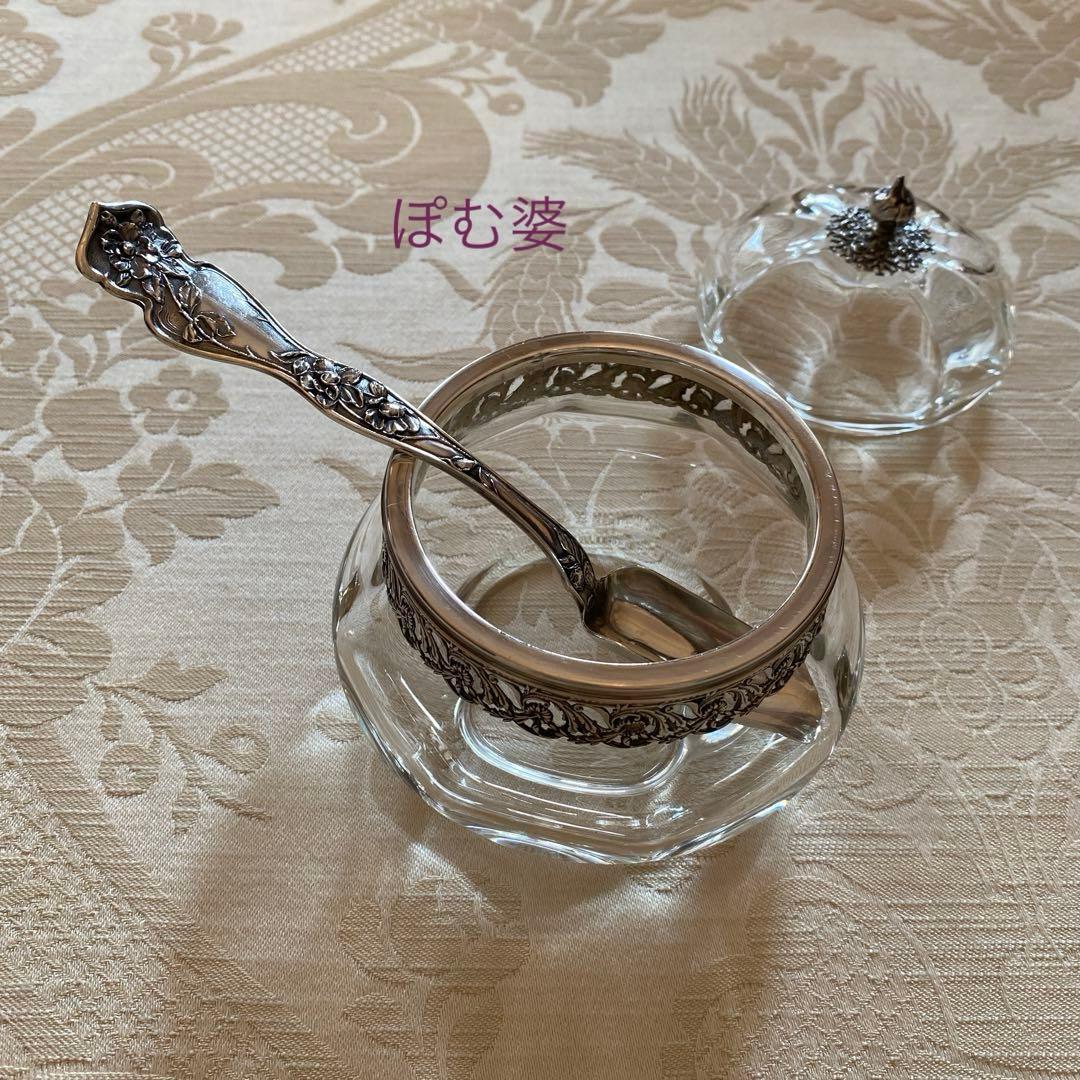 【米国／純銀製】銀器 ３点／チーズスクープ シュガースプーン レードル