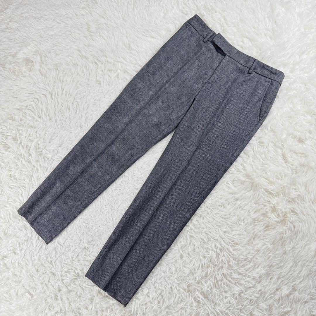 【イタリア生地】ザスーツカンパニー レダ グレンチェック パンツスーツ 40 L